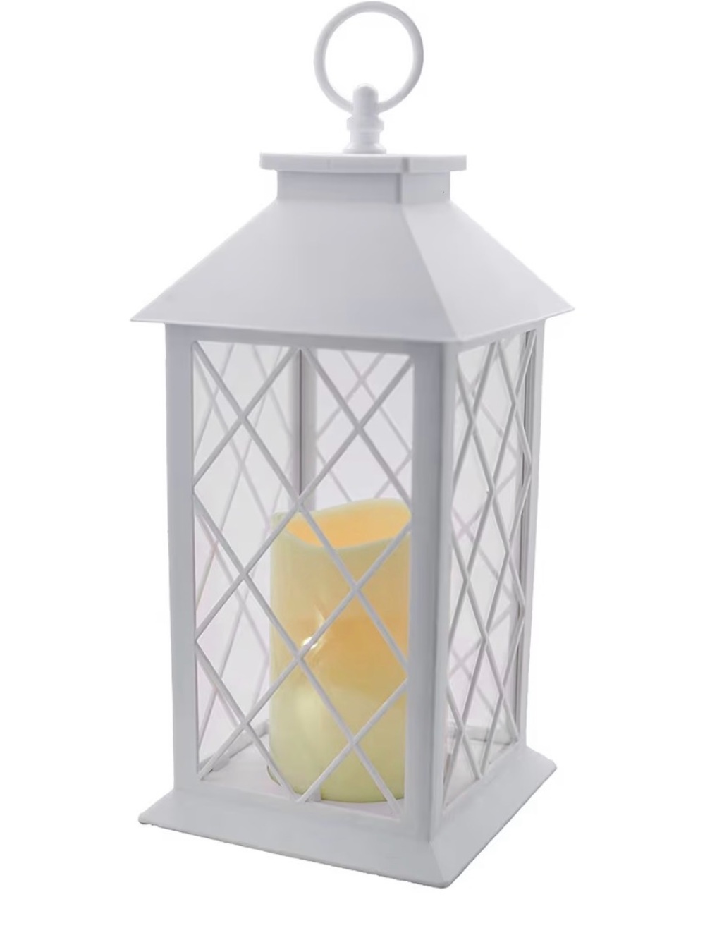 13” LED Flameless Candle Indoor / Outdoor Decorative Lantern